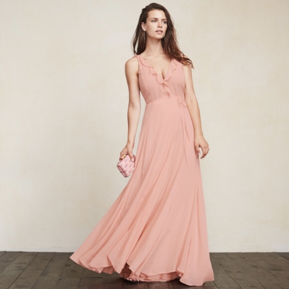 Reformation blush dress - Arabella
